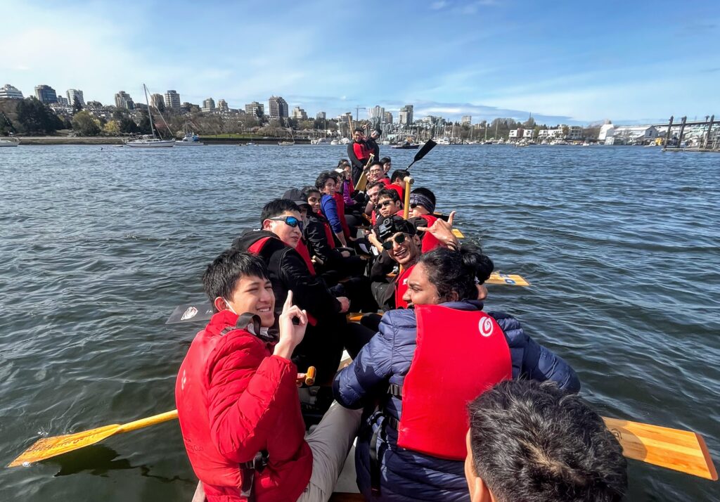 Columbia College dragon boat team