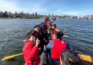 Columbia College dragon boat team