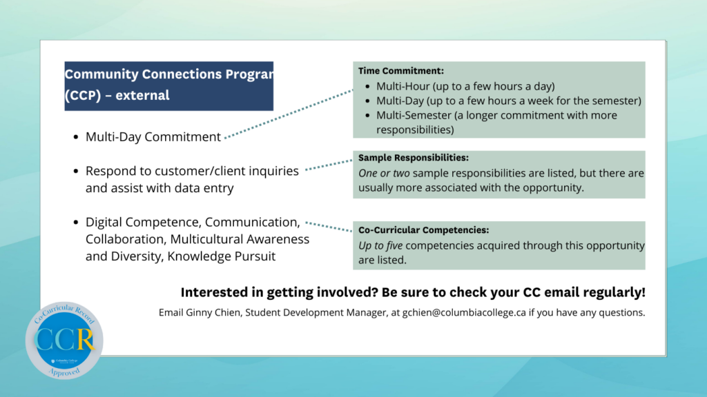 Co-Curricular Opportunities